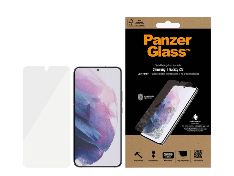 PanzerGlass Microfracture do Samsung Galaxy S22
